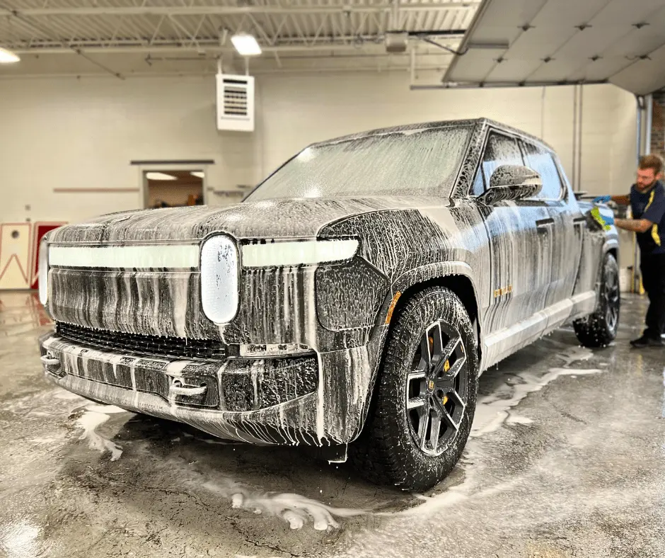 Rivian R1T paint protection services in Cleveland Ohio